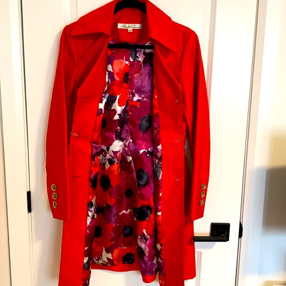 Kenneth Cole New York Coral Trench Coat - Picture 5 of 5
